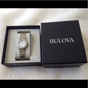 Bulova Diamonds Ladies Watch. NWOT with box.